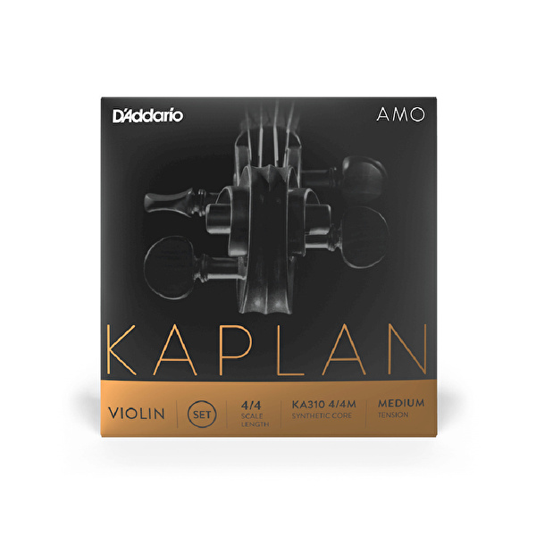 DADDARIO KA310 4/4M KAPLAN AMO Keman Takım Tel - Medium Tension